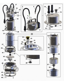 ELETTROPOMPA IMMERSIONE SXG 1000 - 1,1 KW per acqua lurida 230 volt Speroni