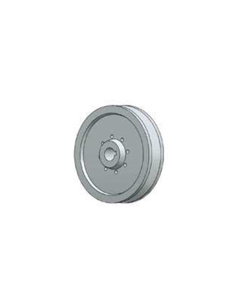 Puleggia 1 gola tipo A diametro 90 mm foro 19 mm per albero motore