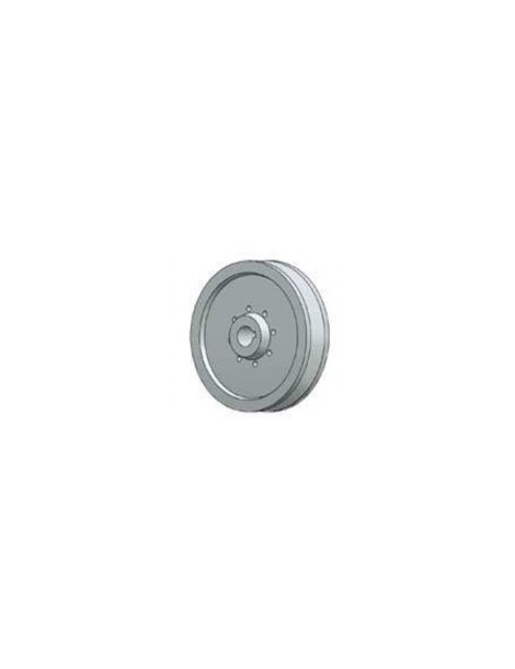 Puleggia 1 gola tipo B diametro 130 mm foro 38 mm  per albero motore