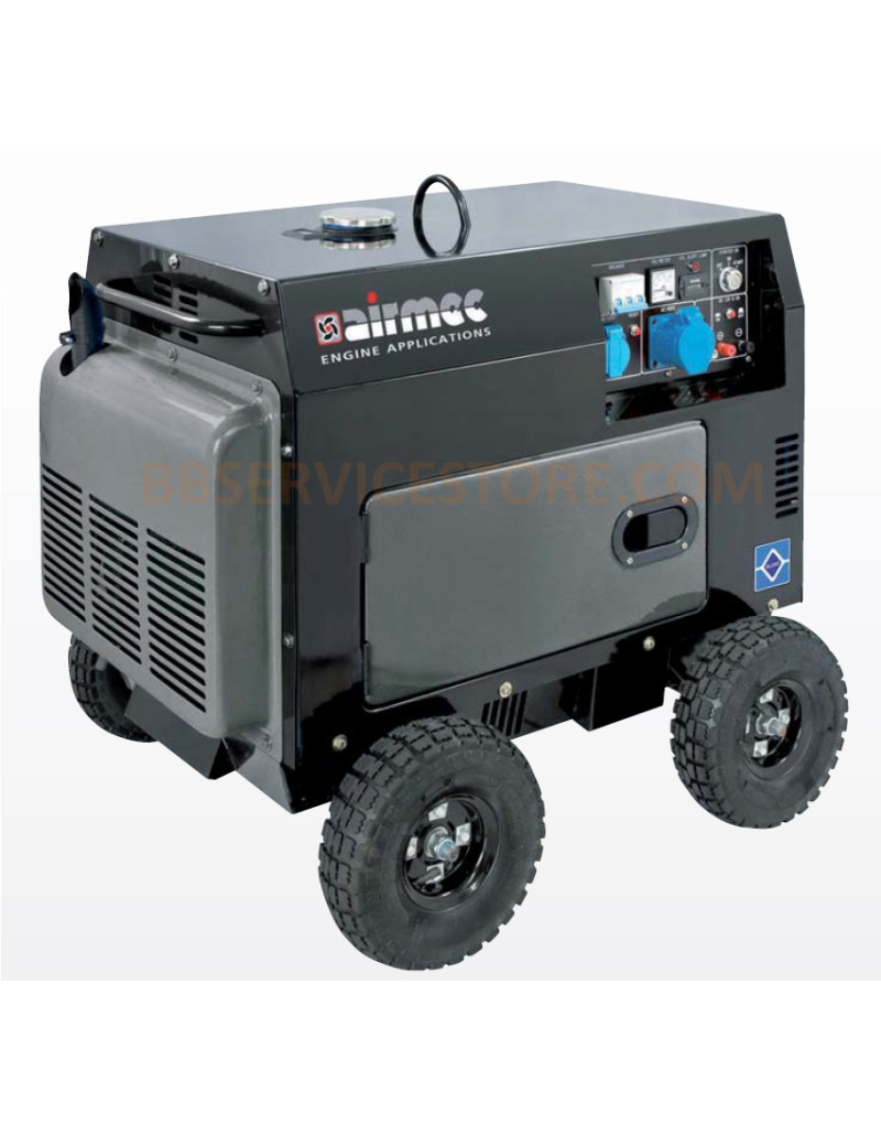 Generatore HL 5000 SE-3/A ATS Kw 4,5 Trifase Disel Silenziato Avviamento Automatico Per Black Out Euro 5