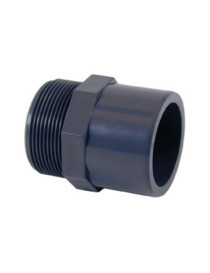 Manicotto pvc Raccordo adattatore per tubo da 50mm - filetto maschio 1-1/2 1-1/4 per pompa idromassaggio