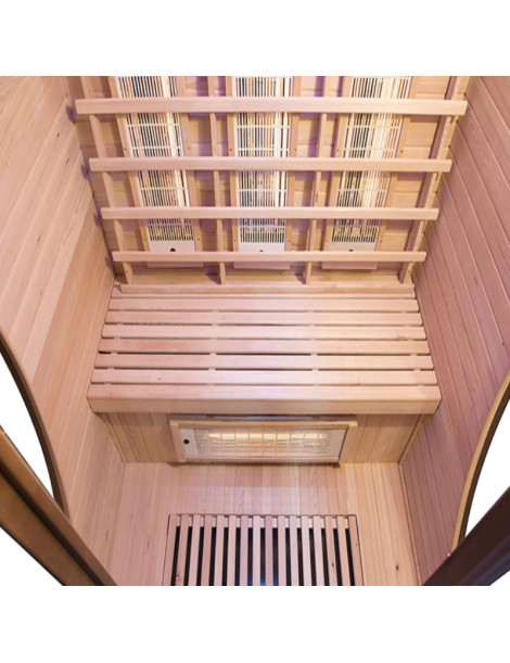 Sauna infrarosso SPEC3 - 2 posti con tecnologia Dual Healthy