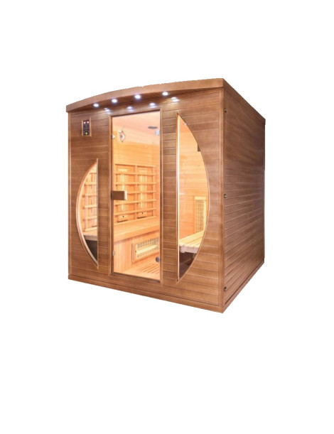 Sauna infrarosso SPEC3 - 4 posti con tecnologia Dual Healthy
