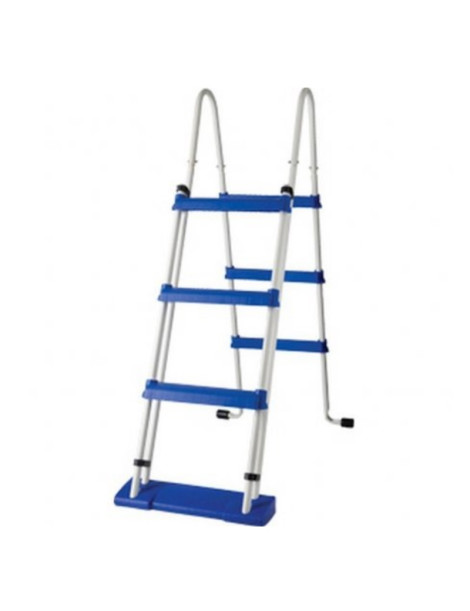 Scaletta in acciaio inossidabile laccata 2x3 gradini