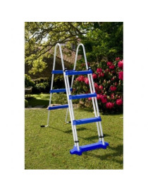 Scaletta in acciaio inossidabile laccata 2x3 gradini