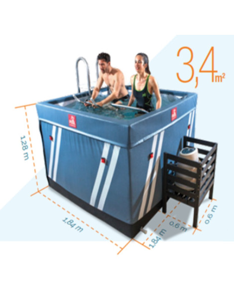 Vasca FIT'S POOL autoportante per Aquabike e fitness