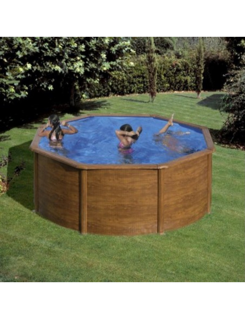 Piscina fuori terra Pacific in acciaio GRE rotonda 350x350x120cm 10,1m3 cod. KIT350W