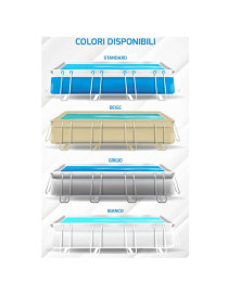 Piscina fuori terra PVC 4 X 9 h125 WEEKEND M 125 Maretto