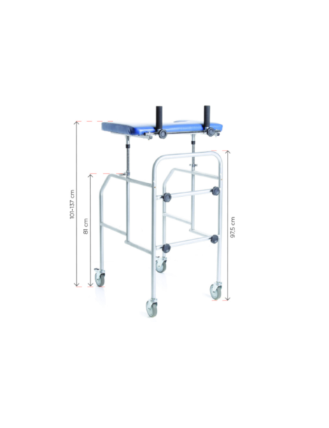 DEAMBULATORE SMONTABILE CON APPOGGIO ANTIBRACHIALE A TAVOLO