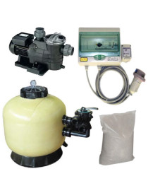 Kit filtrazione 16m3/h mediterraneo Side 650 per piscine da 51 a 80 m3/h