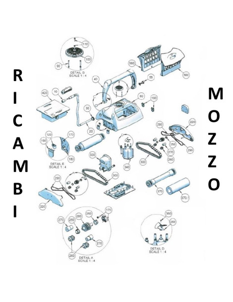 Ricambi Robot MOZZO Advance Top