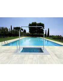 SanityGate QG900 Ponte doccia ingresso piscina ARKEMA Colore Bianco