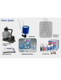 Kit Futura 460 Small 460 x 200 x h125 con filtro a sabbia e accessori