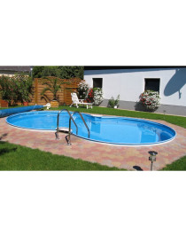 Piscina Elba H150 x 725 x 460cm - Piscina completa di filtro e accessori per la pulizia