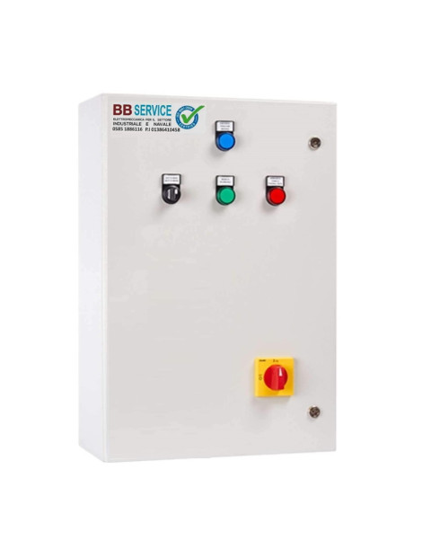 QUADRO ELETTRICO AVVIAMENTO STELLA TRIANGOLO TRIFASE 50HP