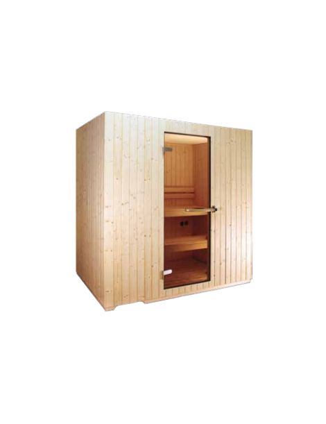 Sauna professionale in abete rosso nordico 150 x 120 h210