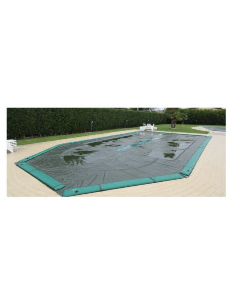 COPERTURA INVERNALE AL MQ PER PISCINA CON SCALA ROMANA 600gr