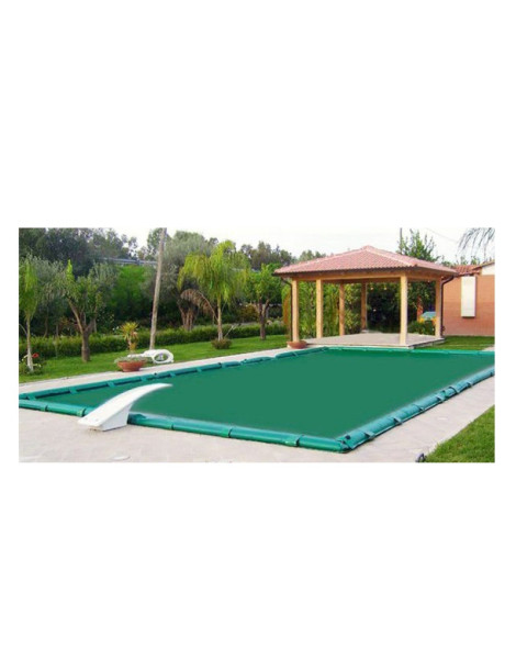 COPERTURA INVERNALE AL MQ PER PISCINA CON SCALA ROMANA 600gr