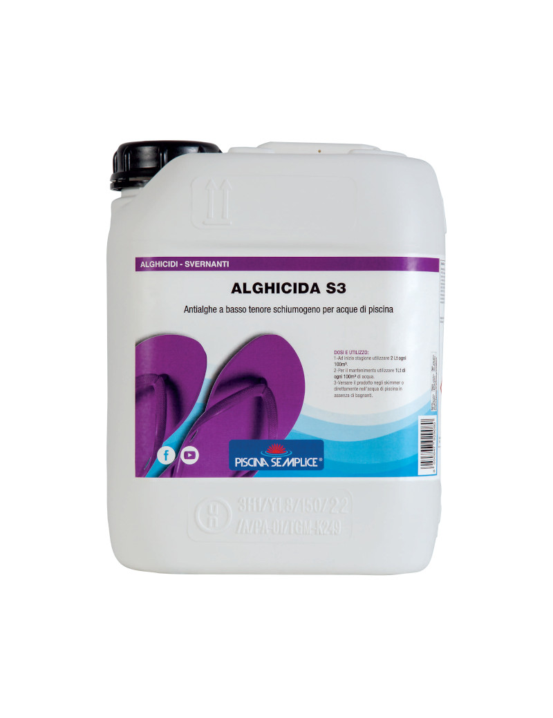 Alghicida S3 Per Acqua Piscina 5Kg