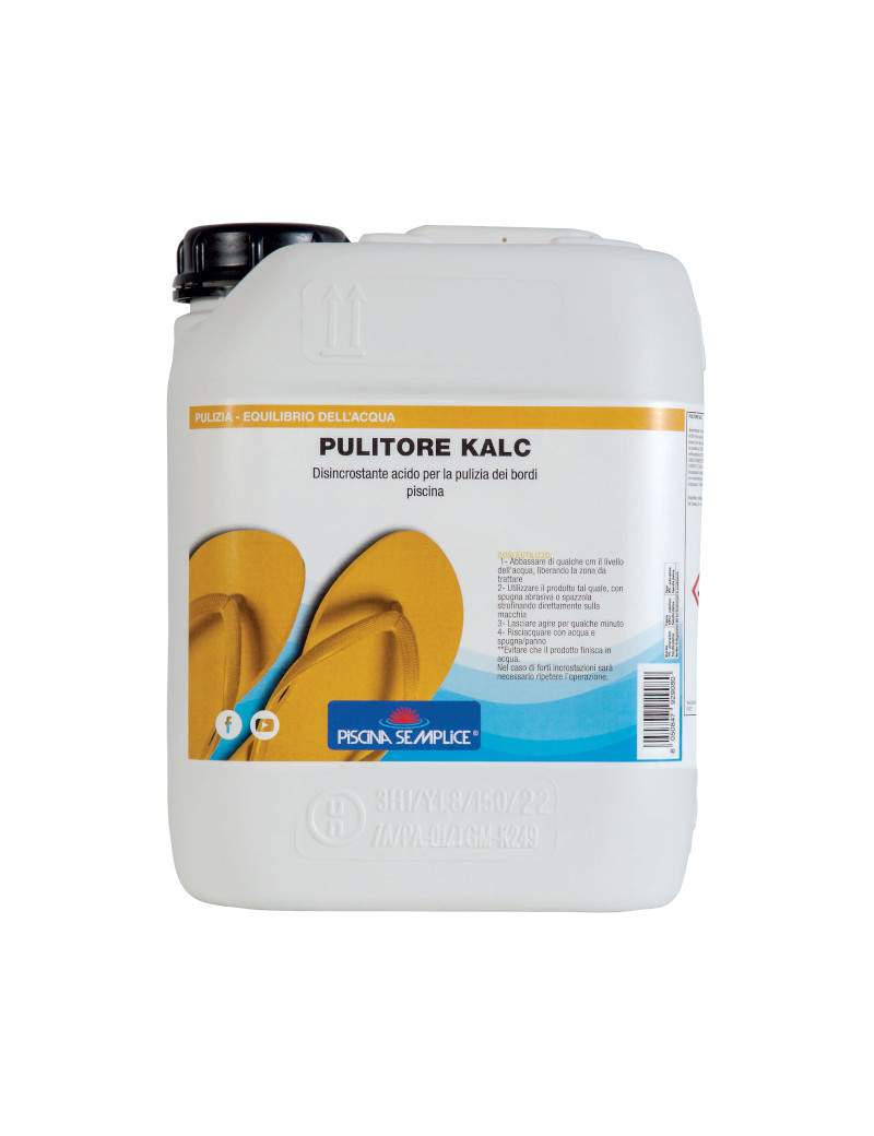 PULITORE CALC 5 Kg Disincrostante Calcare Bordo Piscina