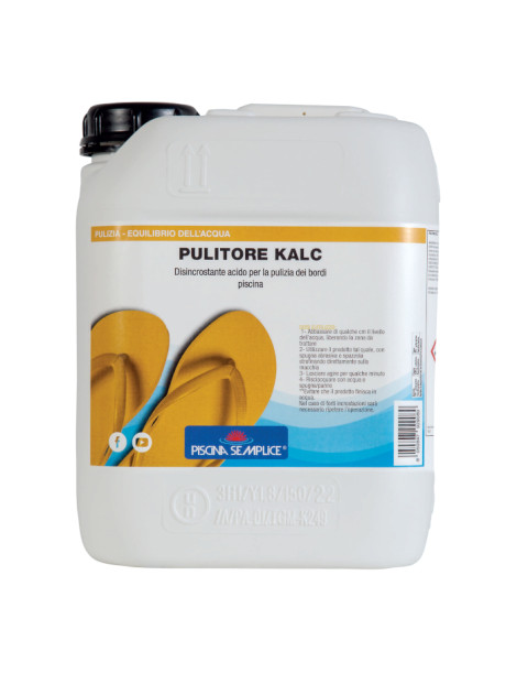 PULITORE CALC 5 Kg Disincrostante Calcare Bordo Piscina