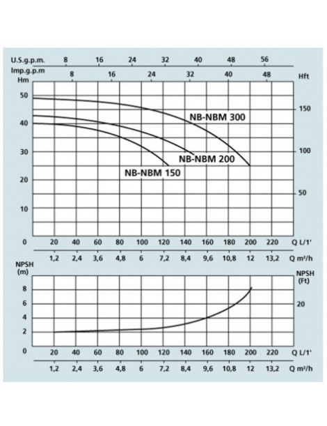 POMPA CENTRIFUGA BIGIRANTE NB 300 2,2KW TRIFASE