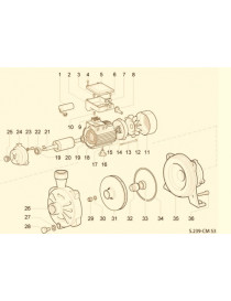Pompa Centrifuga C53 2,2KW Trifase monogirante Speroni