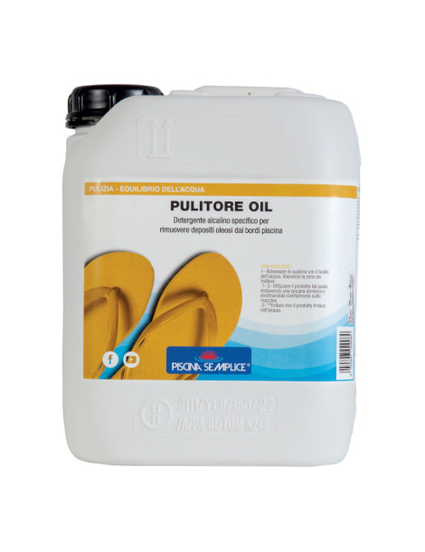 Pulitore Oil Detergente Alcalino Bordo Piscina 5kg