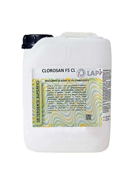 CLOROSAN F5 5LT - Detergente igienizzante a base di cloro