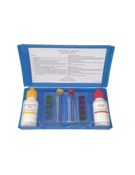 TEST KIT CLORO/pH GOCCE