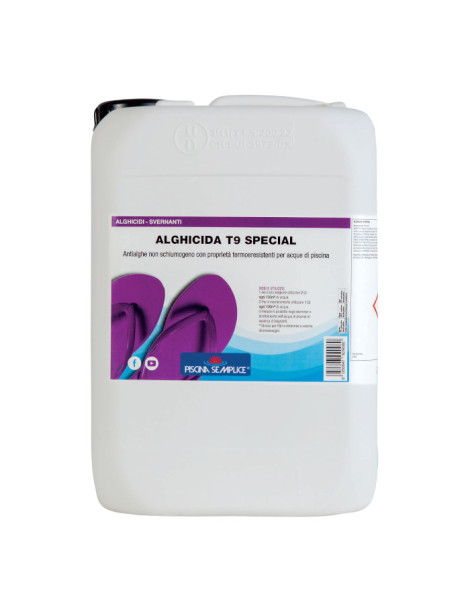 ALGHICIDA T9 10LT - Alghicida non schiumogeno