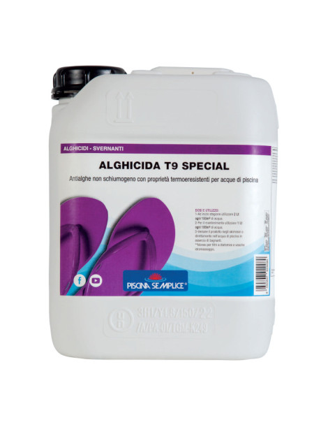 ALGHICIDA T9 5LT - Alghicida non schiumogeno