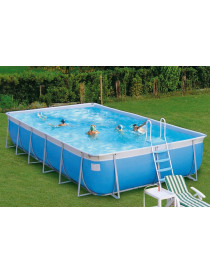 PISCINA RETTANGOLARE FUORI TERRA CALIFORNIA MAXI H125
