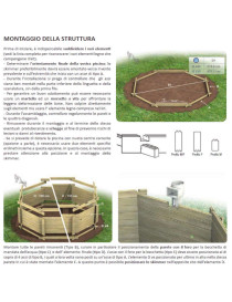 PISCINA FUORI TERRA IN LEGNO ROTONDA TIGRE