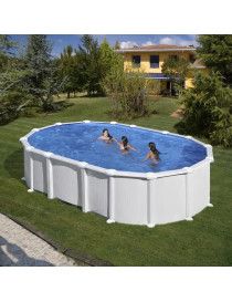 PISCINA FUORI TERRA HAITI GRE OVALE IN ACCIAIO