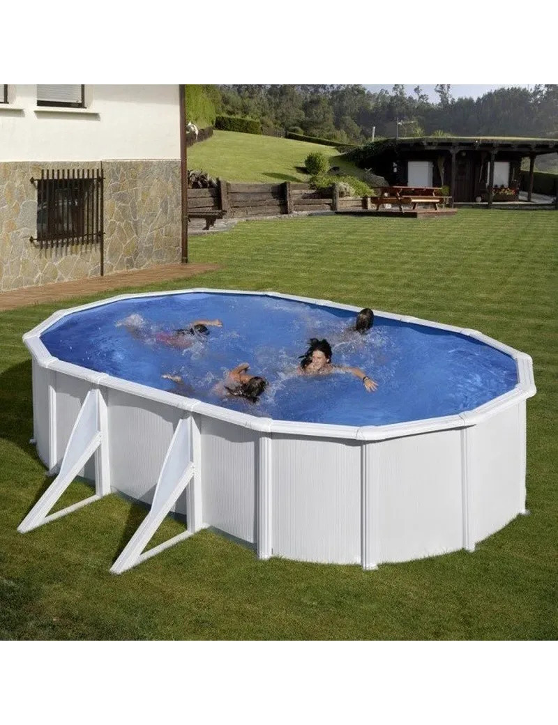 PISCINA FUORI TERRA FIDJI OVALE IN ACCIAIO
