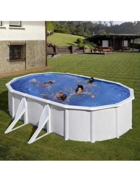 PISCINA FUORI TERRA FIDJI OVALE IN ACCIAIO
