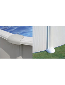 PISCINA FUORI TERRA FIDJI OVALE IN ACCIAIO