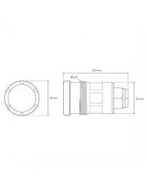 PROIETTORE MICRO A 18 LED BIANCO 6,0 W - 12 V ac