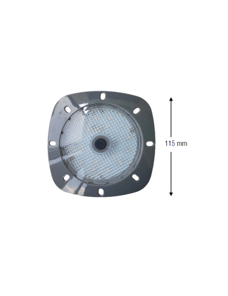 LAMPADA LED BIANCO PER PISCINA RICARICABILE CON BASE MAGNETICA - CORONA BIANCA