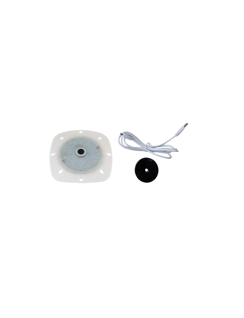 LAMPADA LED BIANCO PER PISCINA RICARICABILE CON BASE MAGNETICA - CORONA BIANCA