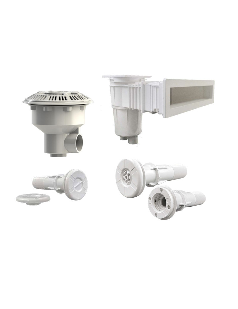 KIT SKIMMER COMPLETO PER PISCINE INTERRATE