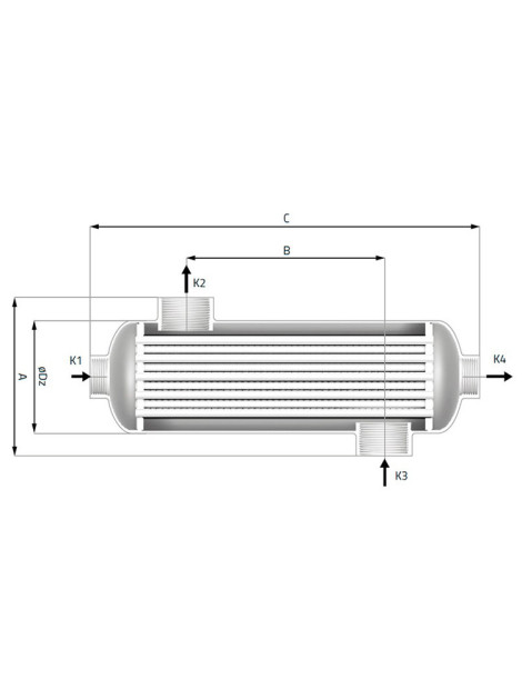 SCAMBIATORE DI CALORE TIT - WATERHEATER EVO