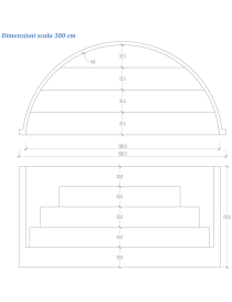 SCALA ROMANA INTERNA - Adatta alla posa sotto liner