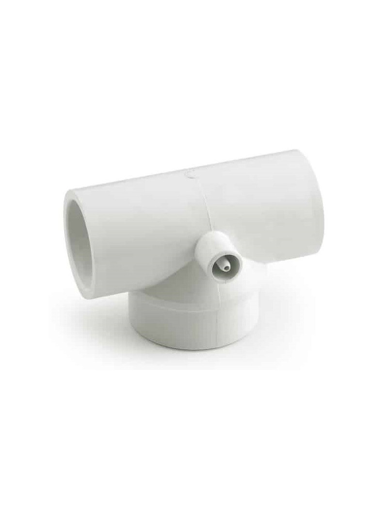 RACCORDO A T PVC 40x50x40 PER POMPA DOGE-EVOLUX-VENUS