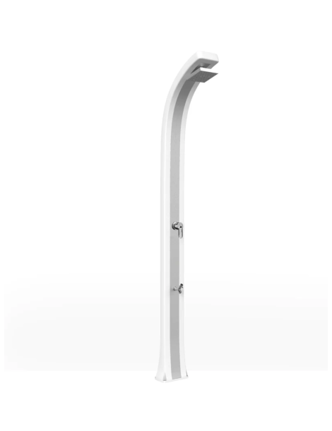 DOCCIA TRADIZINALE SPRING PLUS B125-I CON LAVAPIEDI CON BANDA INOX