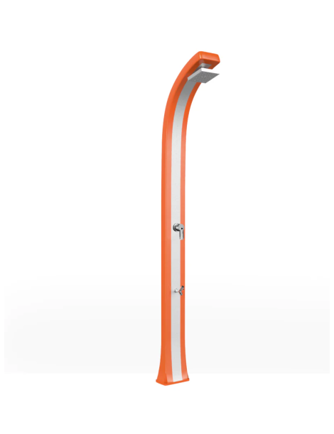 DOCCIA TRADIZINALE SPRING PLUS B125-I CON LAVAPIEDI CON BANDA INOX