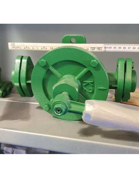 POMPA MANUALE SEMIROTATIVA MODELLO K1  - 17,25 L/min ACQUA  OLIO  GASOLIO ALCOOL LIQUIDI CALDI