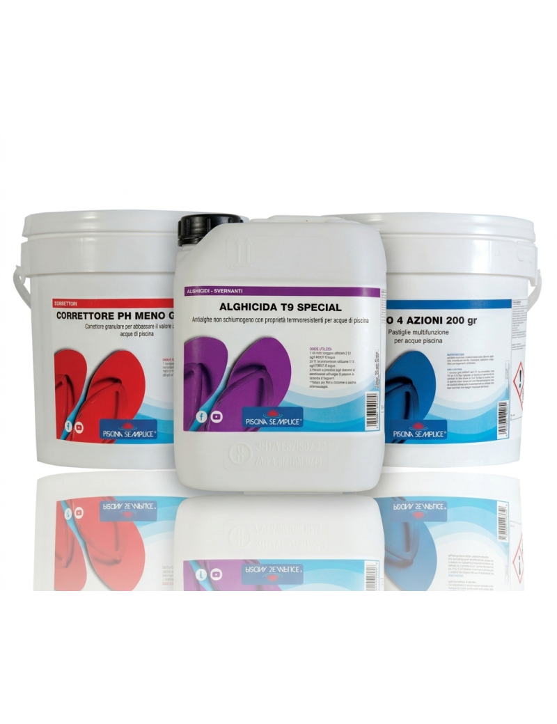 KIT MANTENIMENTO PISCINA - FINO A 50M³