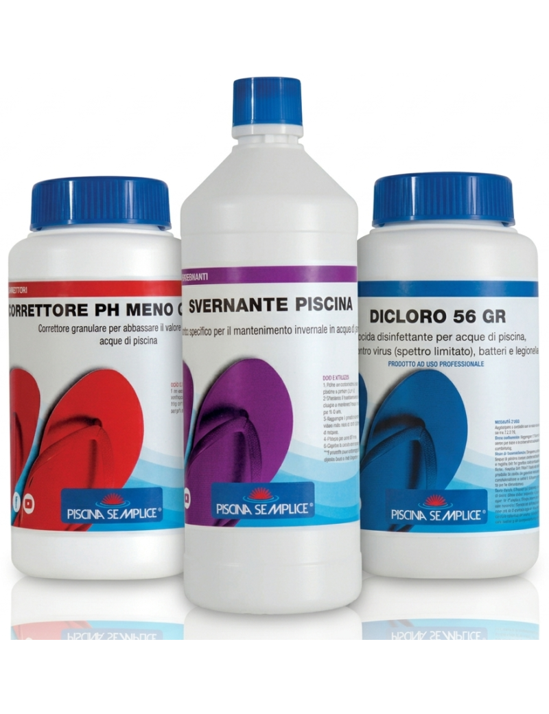 KIT CHIUSURA INVERNALE PISCINA - FINO A 20M³